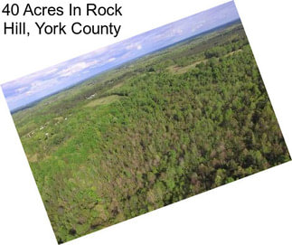 40 Acres In Rock Hill, York County