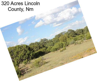 320 Acres Lincoln County, Nm