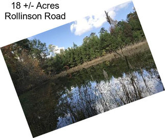 18 +/- Acres Rollinson Road