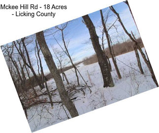 Mckee Hill Rd - 18 Acres - Licking County