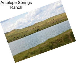 Antelope Springs Ranch