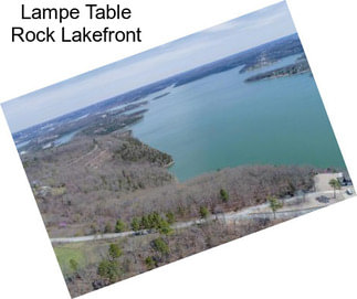 Lampe Table Rock Lakefront