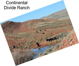 Continental Divide Ranch