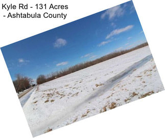 Kyle Rd - 131 Acres - Ashtabula County
