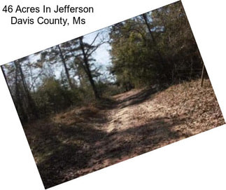 46 Acres In Jefferson Davis County, Ms