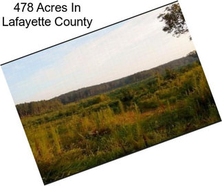 478 Acres In Lafayette County