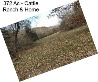 372 Ac - Cattle Ranch & Home