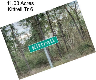 11.03 Acres Kittrell Tr 6