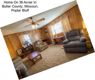 Home On 36 Acres In Butler County, Missouri, Poplar Bluff