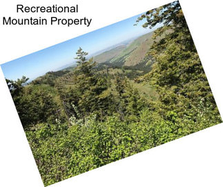 Recreational Mountain Property