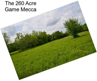 The 260 Acre Game Mecca