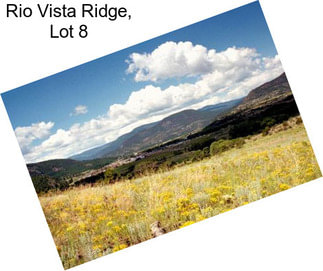 Rio Vista Ridge, Lot 8