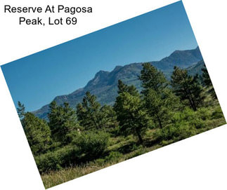 Reserve At Pagosa Peak, Lot 69