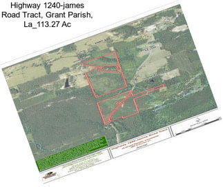 Highway 1240-james Road Tract, Grant Parish, La_113.27 Ac