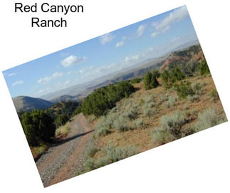 Red Canyon Ranch