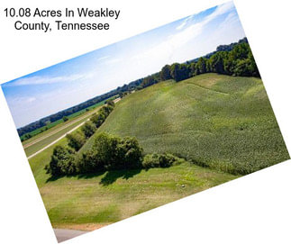 10.08 Acres In Weakley County, Tennessee