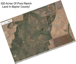 320 Acres Of Pure Ranch Land In Baylor County!