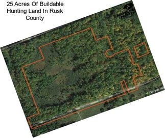 25 Acres Of Buildable Hunting Land In Rusk County