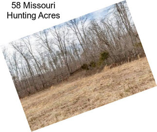 58 Missouri Hunting Acres