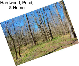 Hardwood, Pond, & Home