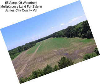 55 Acres Of Waterfront Multipurpose Land For Sale In James City County Va!