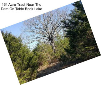 164 Acre Tract Near The Dam On Table Rock Lake