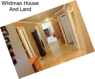 Whitman House And Land