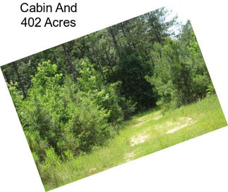 Cabin And 402 Acres