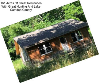 161 Acres Of Great Recreation With Great Hunting And Lake Camden County