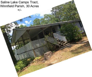Saline Lake Camps Tract, Winnfield Parish, 30 Acres +/-
