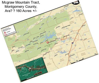 Mcgraw Mountain Tract, Montgomery County, Ara160 Acres +/-