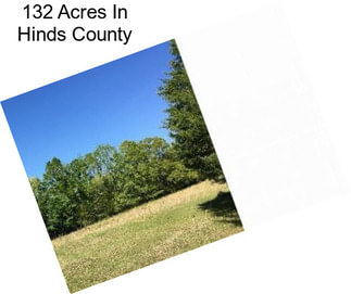 132 Acres In Hinds County