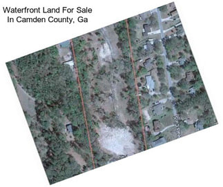 Waterfront Land For Sale In Camden County, Ga