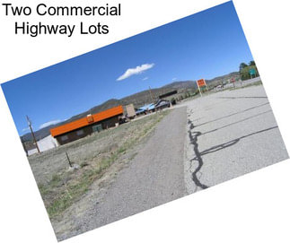 Two Commercial Highway Lots