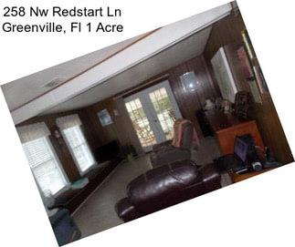 258 Nw Redstart Ln Greenville, Fl 1 Acre