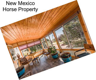 New Mexico Horse Property