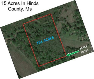 15 Acres In Hinds County, Ms