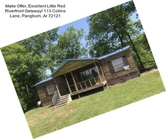 Make Offer, Excellent Little Red Riverfront Getaway! 113 Collins Lane, Pangburn, Ar 72121