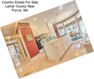 Country Estate For Sale Lamar County Near Purvis, Ms