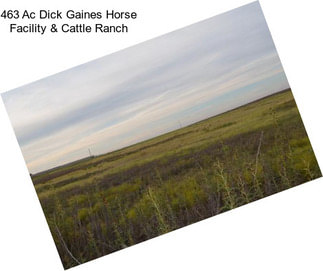 463 Ac Dick Gaines Horse Facility & Cattle Ranch