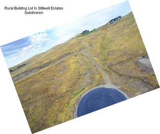 Rural Building Lot In Stillwell Estates Subdivision