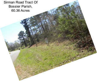 Sirman Road Tract Of Bossier Parish, 60.36 Acres