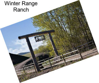 Winter Range Ranch