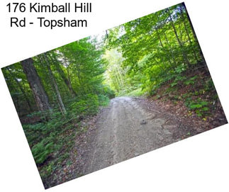 176 Kimball Hill Rd - Topsham