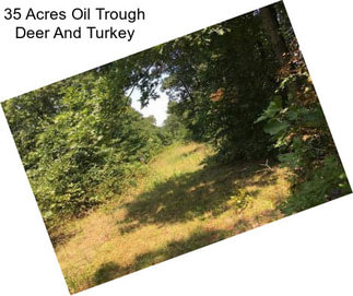 35 Acres Oil Trough Deer And Turkey