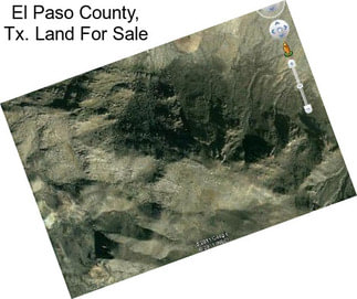 El Paso County, Tx. Land For Sale