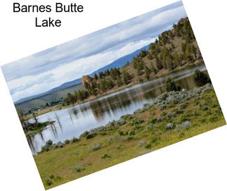 Barnes Butte Lake