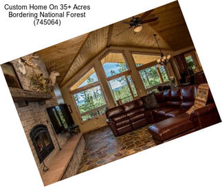 Custom Home On 35+ Acres Bordering National Forest (745064)