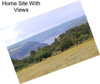 Home Site With Views