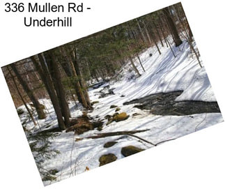 336 Mullen Rd - Underhill